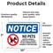 Signmission No Pets Service Animals Allowed, 10 in W x Rectangle, Vinyl Decal OS-2PACK-NS-D-710-L-16173 - alternate 5